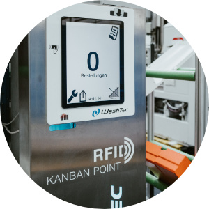 SAP-Scanner-Lösung wurde mit RFID-Kanban-System integriert. 